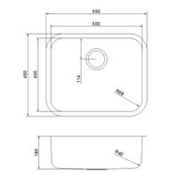Товар: Кухонная мойка Reflexion Iseo RX2250GD брашированное золото - фото 403 Кухонная мойка Reflexion Iseo RX2250GD брашированное золото — фото 403, Кухонные мойки