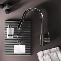 F85B07500 X-Joy S, смеситель для кухни с вытягивающимся изливом, хром — фото 3, Смесители для кухни