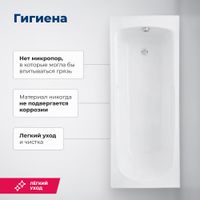 Акриловая ванна Aquanet Extra 170x70 (с каркасом) арт-00205482 — фото 9, Акриловые ванны