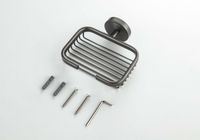 AQ4633BGM БЕТТА мыльница решетка, оружейная сталь — фото 2, Мыльницы