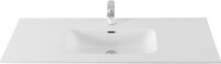 Раковина Aquanet Flat 120 белая матовая арт-00330427 — фото 1, Раковины встраиваемые сверху
