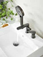 Смеситель на борт ванны BELZ , оружейная сталь арт-B66713-3 — фото 5, Смесители на борт ванны