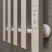 Полотенцесушитель электрический INARO ПРОФИЛЬНЫЙ 1200х240 правый, скр.монтаж, СНШ, белый матовый(RAL 9016), (Ferrum, 8 крючков), Маргроид арт-Inaro-12024-1081-9016R — фото 4, Электрические полотенцесушители