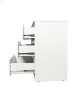 Orange Sistema Тумба напольная с правой раковиной 130 см под стиральную машину, белый арт-ST-70TUW+RAR — фото 4, Тумбы с раковиной