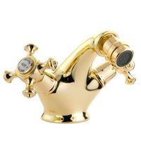 Товар: PRESTIGE См-ль д/биде, донный клапан "click-clack", золото 31604 - фото 1 PRESTIGE См-ль д/биде, донный клапан "click-clack", золото 31604 — фото 1, Смесители для биде