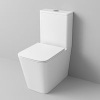 Унитаз напольный Grossman (610х365х825) безободковый,смыв торнадо,белый матовый с тонкой крышкой,2 места арт-GR-4418MSQ — фото 4, Напольные унитазы