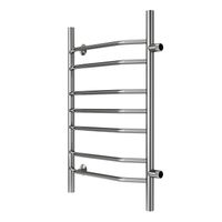 Полотенцесушитель водяной AZARIO RAVENNA 500/800 7 секций, боковое подключение, 1", хром арт-AZ07558 — фото 1, Водяные полотенцесушители