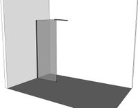 Душевая перегородка Allen Brau Infinity 1 100 3.21017.60 медь браш — фото 4, Душевые перегородки