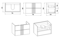 Тумба под раковину арт-VEG-09080-0802Я — фото 5, Тумбы под раковину