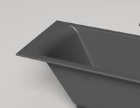 Ванна встраиваемая CASCATA 170x75
покраска по RAL полностью 104113GF — фото 3, Ванны