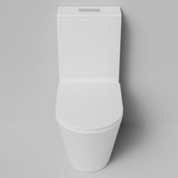 Унитаз напольный Grossman (640х360х835) безободковый,белый матовый с тонкой крышкой,микролифт,смыв торнадо,2 места арт-GR-4458MSQ — фото 5, Напольные унитазы