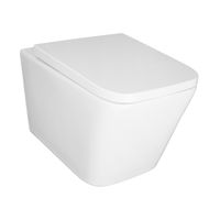 Унитаз подвесной Azario Nova 505х350х345 безободковый, с ультратонким сиденьем микролифт (AZ2216) арт-AZ-2216 — фото 1, Подвесные унитазы