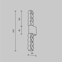 Настенный светильник (бра) Maytoni MOD328WL-L5BS3K — фото 2, Бра