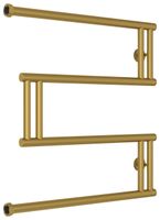 Полотенцесушитель водяной Сунержа High-Tech+ model "M" 600х600 Матовое золото арт-032-4050-6060 — фото 4, Водяные полотенцесушители