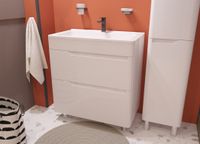 Комплект мебели Kare Luxe 900х450 напольный 2 ящика (ШхГхВ) 898х446х860 ФР-00015241 — фото 2, Комплекты мебели для ванной