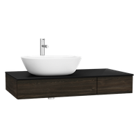 Товар: Origin Тумба 90 см с выдвижным ящиком левый темный вяз (без раковины без столешницы) VITRA арт-65674 - фото 3 Origin Тумба 90 см с выдвижным ящиком левый темный вяз (без раковины без столешницы) VITRA арт-65674 — фото 3, Тумбы под раковину