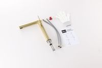 Смеситель ABBER Perfekte 316 для раковины, золото брашированное арт-AF8A11BG-L — фото 2, Смесители для раковины