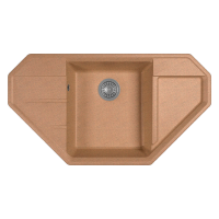 Мойка "Крона" 910, терракота СМс арт-29.040.D0910.406 — фото 1, Кухонные мойки