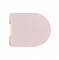 Сиденье с крышкой Scarabeo MOON/GLAM с микролифтом цвет розовый матовый арт-5530/B 54 — фото 1, Сиденья для унитаза