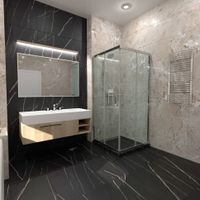 ДШ Фикс-Хром 90*90, квадрат (2 места) арт-Щ0000067439 — фото 3, Квадратные душевые уголки