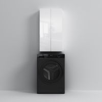 M85CHX0502WG X-Joy, Шкаф навесной с дверками, 50 см, белый глянец — фото 3, Шкафы для ванной