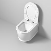 Унитаз подвесной Grossman Retro (545х370х360) безободковый,белый матовый с тонкой крышкой,микролифт,1 место арт-GR-4482MS — фото 3, Подвесные унитазы