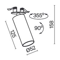 Встраиваемый светильник Technical C053CL-L12W4K-W-W — фото 2, Точечные светильники