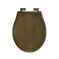 IMPERO Крышка/сиденье унитазa, с системой Microlift, цвет Noce /бронза арт-20824 — фото 1, Сиденья для унитаза