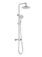 BOND Душевая система с тропическим душем и смесителем с изливом арт-B08-9100 — фото 12, Душевые стойки