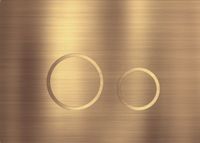 KK-POL AQUAFIORI SFERA Металлическая панель смыва для инсталляции, цвет бронза арт-350/AFS/052-00-00 — фото 2, Панели