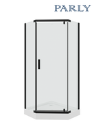 Ограждение VIVA90B N душевое Ceruttispa без поддона (90x90x195) — фото 383, Прямоугольные душевые уголки