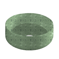 Раковина Artceram Cognac Quadro накладная без отверстий цвет Mint арт-COL001 95 00 — фото 2, Раковины накладные