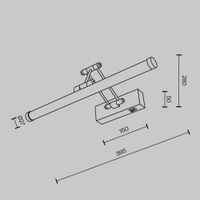 Товар: Подсветка Maytoni MIR268WL-L3B3K - фото 6 Подсветка Maytoni MIR268WL-L3B3K — фото 6, Подсветки
