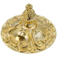 ELISABETTA Баночка высокая, H17 см. с крышкой, стекло/золото 17056 — фото 6, Органайзеры для ванной