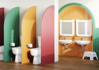 Зеркало КАСПЕР МИШКА, квадратное, белый матовый арт-1A283402CRE20 — фото 5, Зеркала в ванную комнату