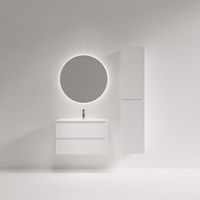 Тумба подвесная SANCOS Snob R 790х390х500, c двумя ящиками оснащенными доводчиками, Bianco, арт.SNR80/39W — фото 3, Тумбы под раковину