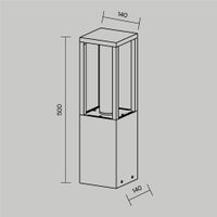 Ландшафтный светильник Outdoor арт-O480FL-L12B3K — фото 2, Уличное освещение