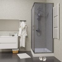 Ограждение VIVA90B N душевое Ceruttispa без поддона (90x90x195) — фото 31, Прямоугольные душевые уголки