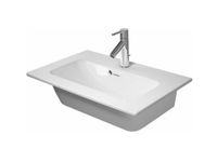 Раковина, Duravit, ME by Starck, шгв 630*400*180, отверстия для смесителя-1, цвет-белый арт-2342630000 — фото 1, Раковины встраиваемые сверху
