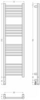 Полотенцесушитель электрический Сунержа Богема 3.1 прямая 1200х300 МЭМ левый Без покрытия арт-00-6004-1230 — фото 3, Электрические полотенцесушители