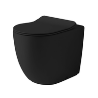 Унитаз Artceram File 2.0 напольный приставной к стене безободковый слив универсальный saniglaze турбо смыв the.reel цвет черный матовый арт-FLV007 17 00 — фото 5, Приставные унитазы