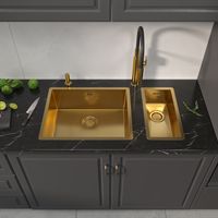 Товар: Кухонная мойка Reflexion Iseo RX2250GD брашированное золото - фото 158 Кухонная мойка Reflexion Iseo RX2250GD брашированное золото — фото 158, Кухонные мойки