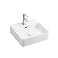 Раковина накладная Azario 420х420х120 квадратная, белый матовый арт-AZ-2177-MW — фото 6, Раковины накладные