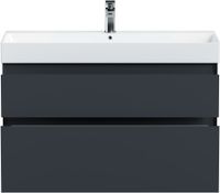 Тумба под раковину Allen Brau Infinity 100 антрацит матовый арт-1.210027.AM — фото 5, Тумбы под раковину