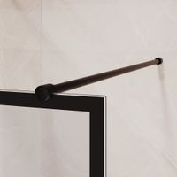 Душевая перегородка RGW WA-018B 120x200, профиль черный, стекло прозрачное(Принт)/8 мм, арт-35101812-84 — фото 5, Душевые перегородки