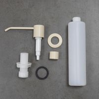 Expert Дозатор для мойки в цвет мойки и смесителя, шампань, LM, арт-LM8201PSH — фото 2, Дозаторы для кухонных моек