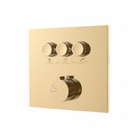 Встраиваемый смеситель для душа трехфункциональный, брашированное золото арт-VSCV-431BG4 — фото 2, Смеситель для душа