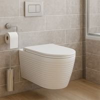 Товар: Унитаз подвесной Azario LUZIO 365х495х360 безободковый, рельефный, слив "Скрытое Торнадо", с быстросъемным сиденьем "Микролифт" арт-AZ-098-UQ - фото 13 Унитаз подвесной Azario LUZIO 365х495х360 безободковый, рельефный, слив "Скрытое Торнадо", с быстросъемным сиденьем "Микролифт" арт-AZ-098-UQ — фото 13, Подвесные унитазы