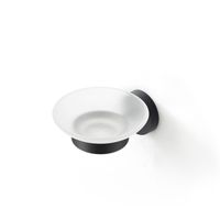 Мыльница, черный матовый, матовое стекло, сплав металлов, Sena, IDDIS, арт-SENSBG0i42 — фото 2, Мыльницы