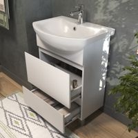 Тумба под раковину VIGO Wing 60 напольная белый (tn.WIN.BAL.60.2Y белый) — фото 4, Тумбы под раковину